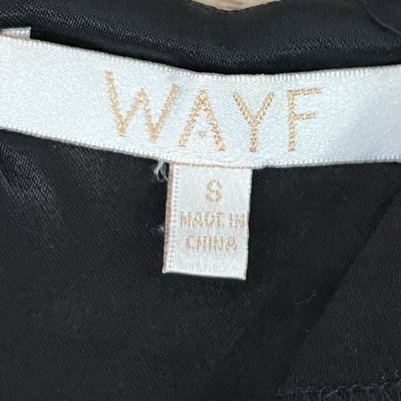 Short black silk dress, size small - Picture 2 of 2